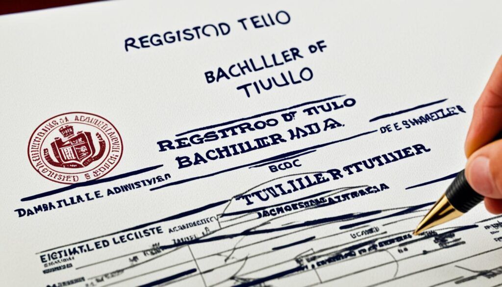 Registro de Título de Bachiller Registro de Título de Bachiller